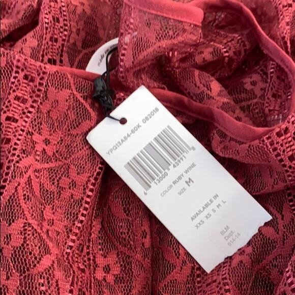 BCBGeneration Cross Back Ruffle Sleeve Tee - Picture 8 of 8